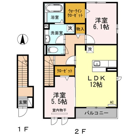 ガーデンプラザ新栄　E棟の物件間取画像